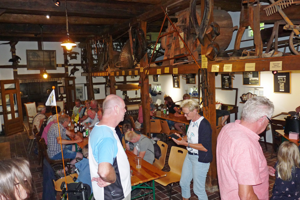 Gruppe aus Bad Laer im Heimathaus