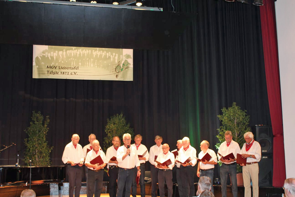 Biäwersänger beim Jubiläumskonzert MGV Liedertafel Telgte